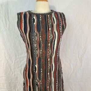 COOGI Label Knit Sleeveless Dress Small Medium